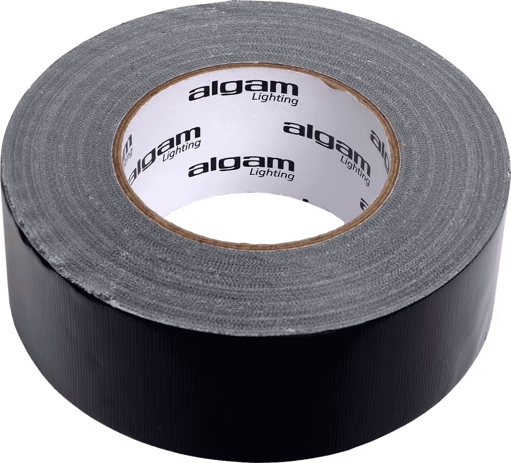 Algam Lighting Rollo De Cinta Adhesiva Negra De 50 Metros LALGAFFER50NOIR