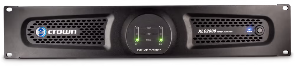 Crown xlc-2800 Amplificador de potencia de dos canales, 800W a 4? xlc-2800