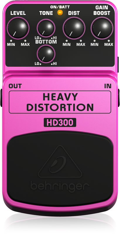 BEHRINGER HD300 Pedal Guitarra Efecto Distorsión HD 300