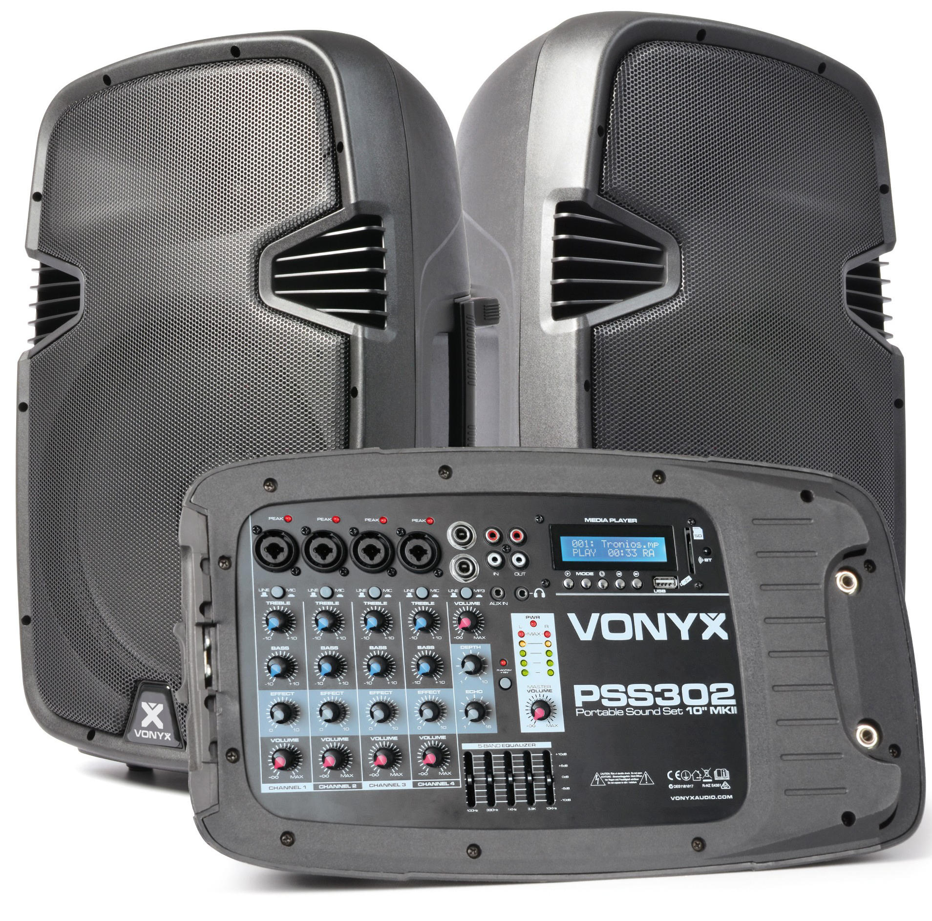 Vonyx PSS 302 Sistema PA 170118 PSS 302