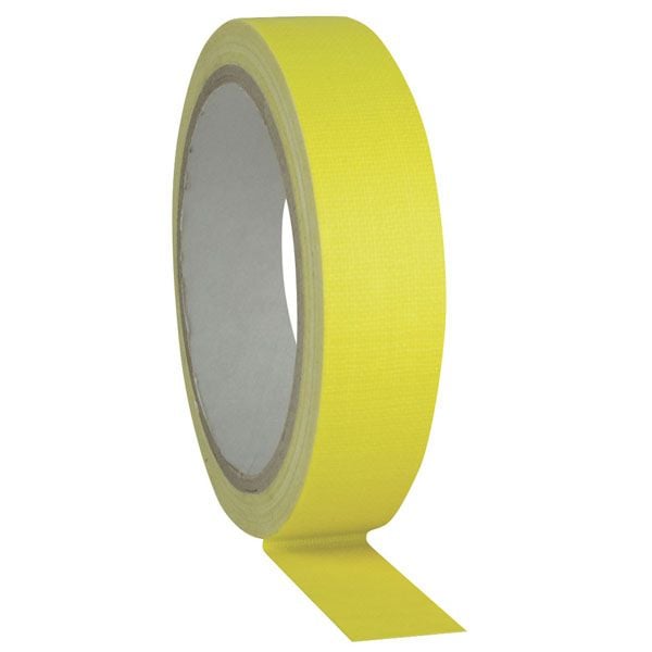 Showtec Gaffa Tape Neon Yellow 25mtr 19mm 90681 Gaffa Tape Neon Yellow 25mtr 19mm 90681