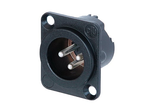 Neutrik NC3 MD-LX-BAG Conector XLR Macho Base NC3 MD-LX-BAG