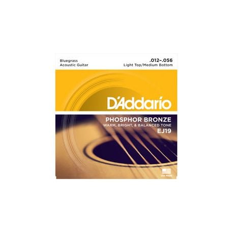 D´addario EJ19 Juego de cuerdas para guitarra acústica EJ19 Roundwound Strings Set