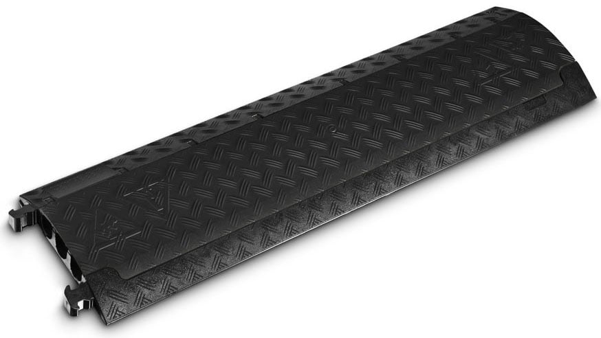 Defender MINI 85200BLK Pasacables de 3 Canales con Tapa negra MINI 85200BLK