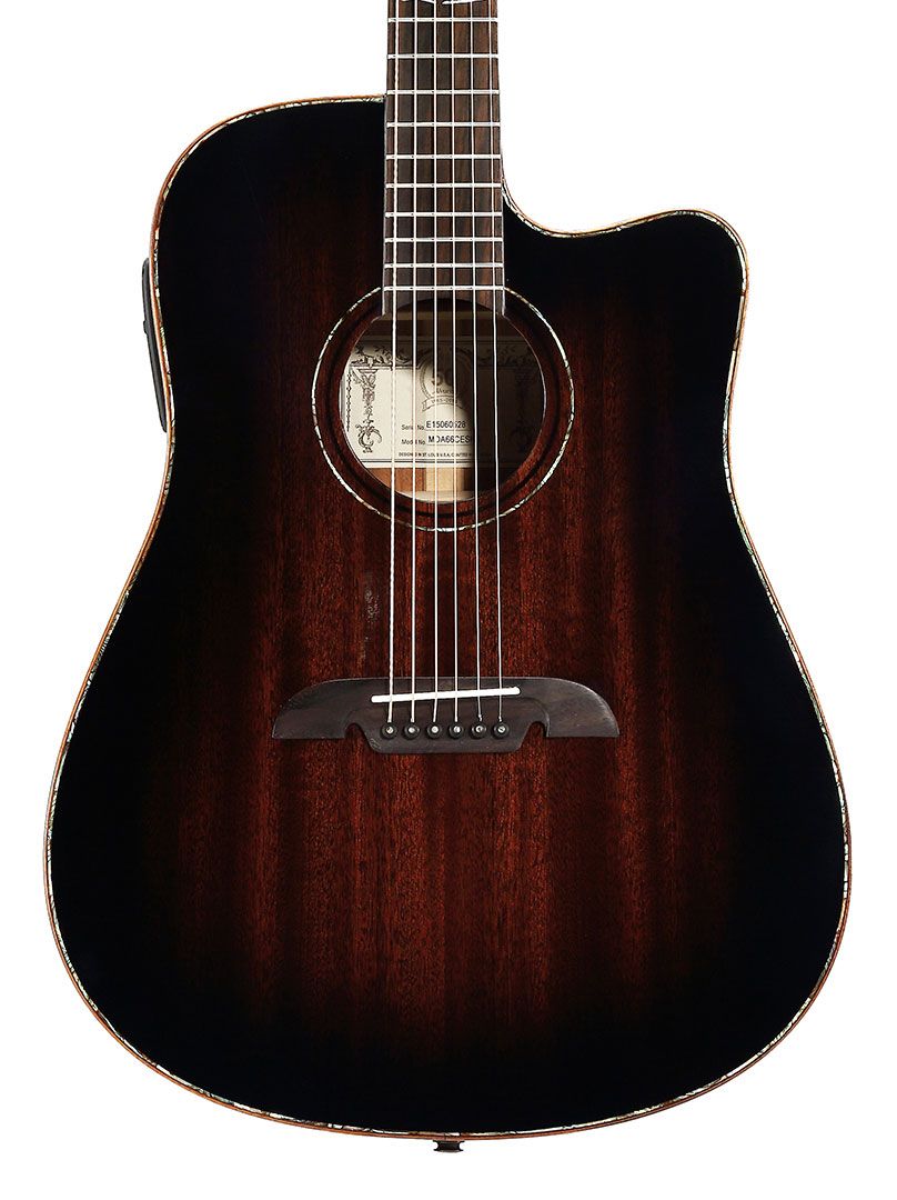 Alvarez MDA66CESHB Dreadnought Masterworks Guitarra Acústica MDA66CE-SHB
