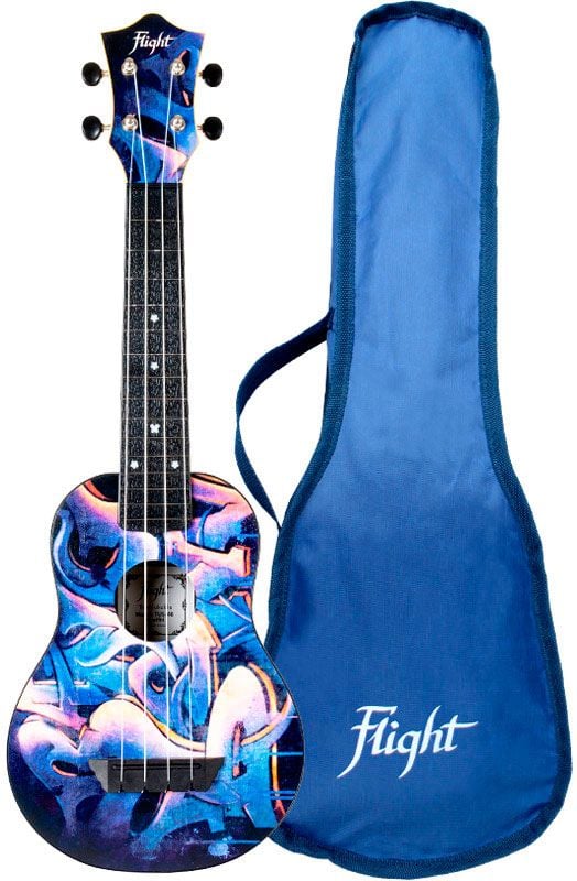 Flight TUS-40 Ukelele Soprano Travel Graffiti Ukelele Soprano Flight TUS-40 Travel Graffiti