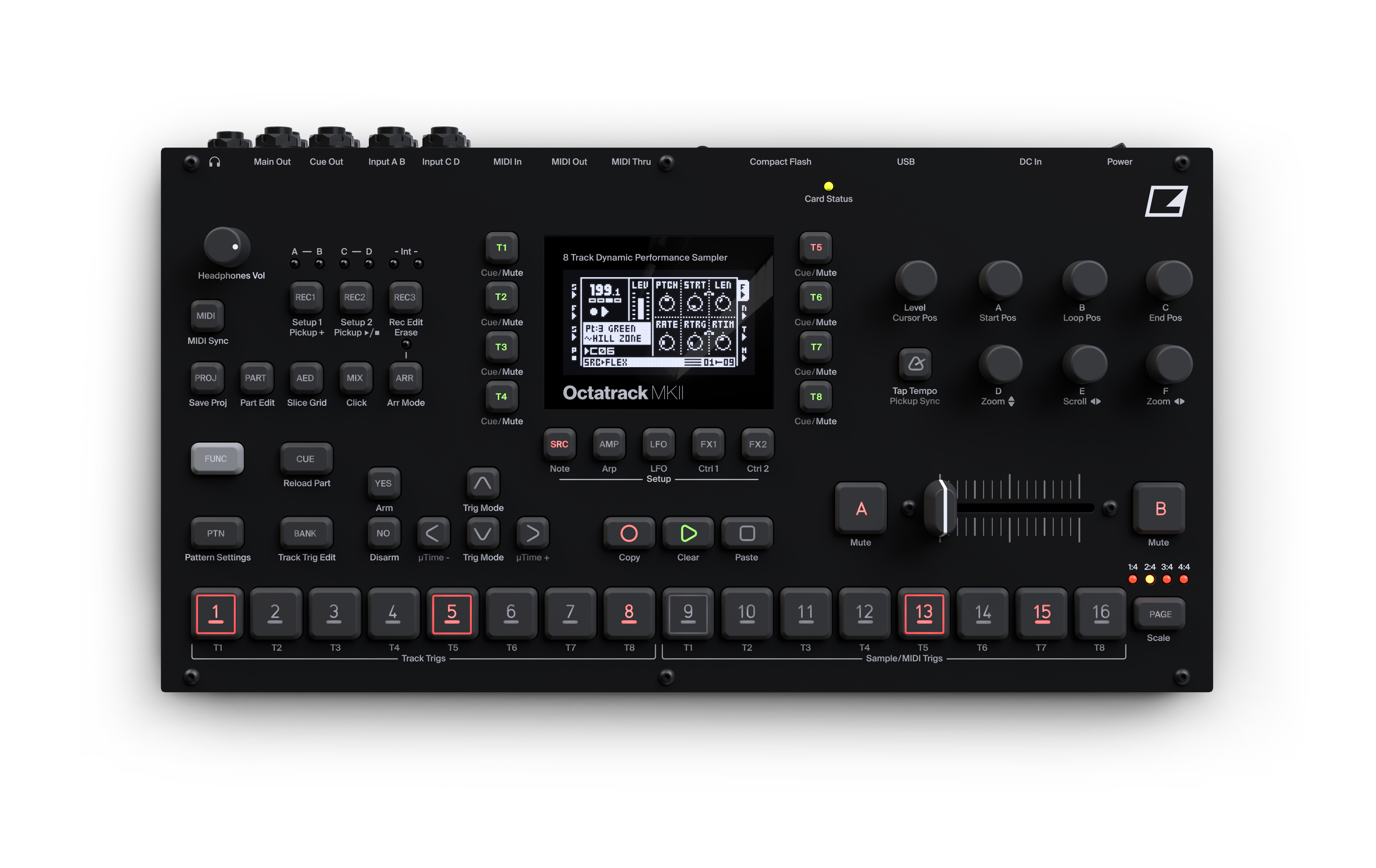 Elektron Octatrack MKII Black Secuenciador Sampler Octatrack MKII Black