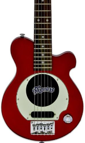 Aria Pgg200Ca Guitarra Eléctrica Pignose De Viaje Roja PGG200CA