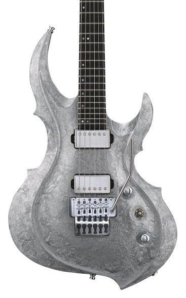 ESP EII FRX Liquid Metal Silver Guitarra Eléctrica FRX LIQUID METAL SILVER +C