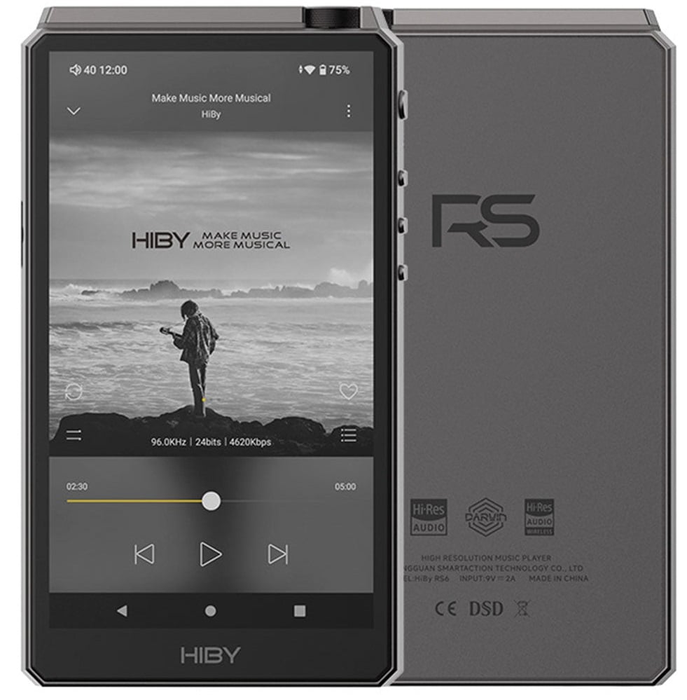 HIBY RS6 Gris Reproductor Hi Res con DAC R2R RS6 Gris