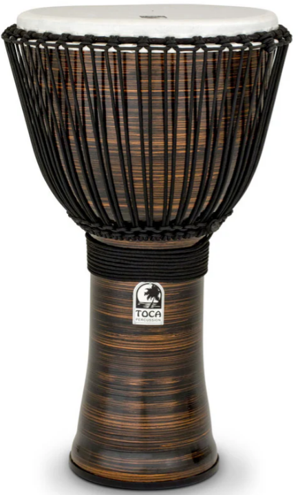 Toca Percussion TF2DJ-14SCB Djembe Freestyle II Rope Tuned Spun Copper con funda TF2DJ-14SCB