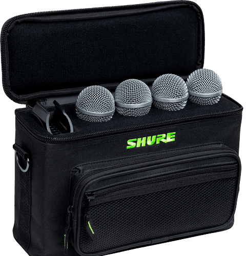 Shure by Gator MICBAG04 Funda 4 Micrófonos MICBAG04