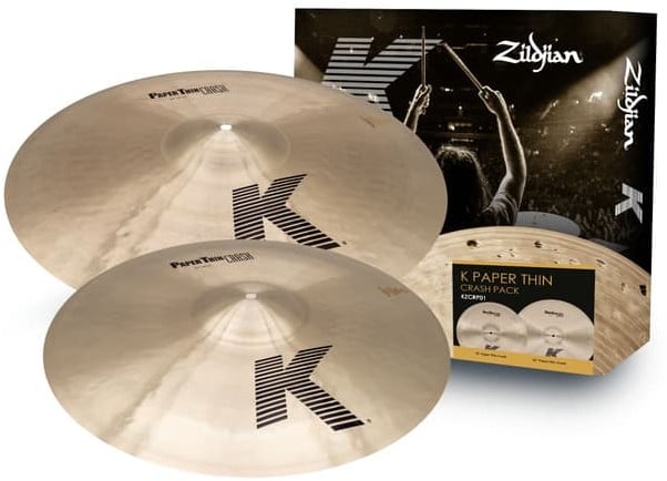 Zildjian PZIKZCRP01 Juego Platos K Crashes Paper Thin PZIKZCRP01