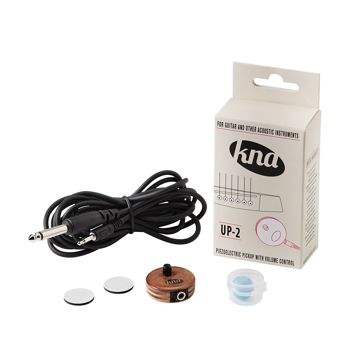 KNA UP-2 Portable surface-mount piezo pickup with volume control for guit UP-2