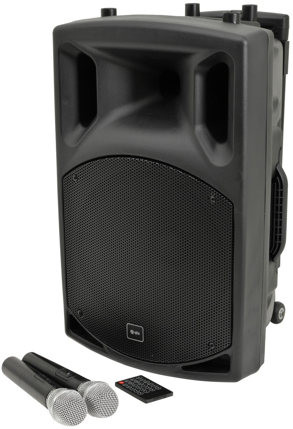 Qtx QX12PA-PLUS Equipo portátil con Batería, 2 Micros UHF, USB/SD/FM y Bl QX12PA-PLUS