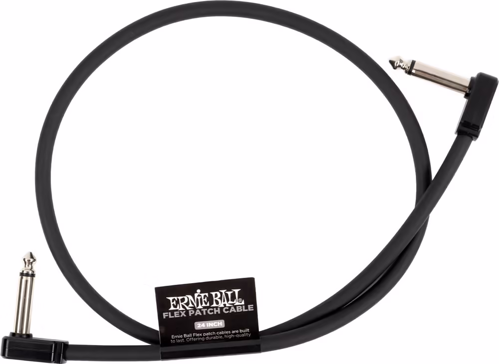 ERNIE BALL Cable Eb Flex Patch 24? Negro EEB6442