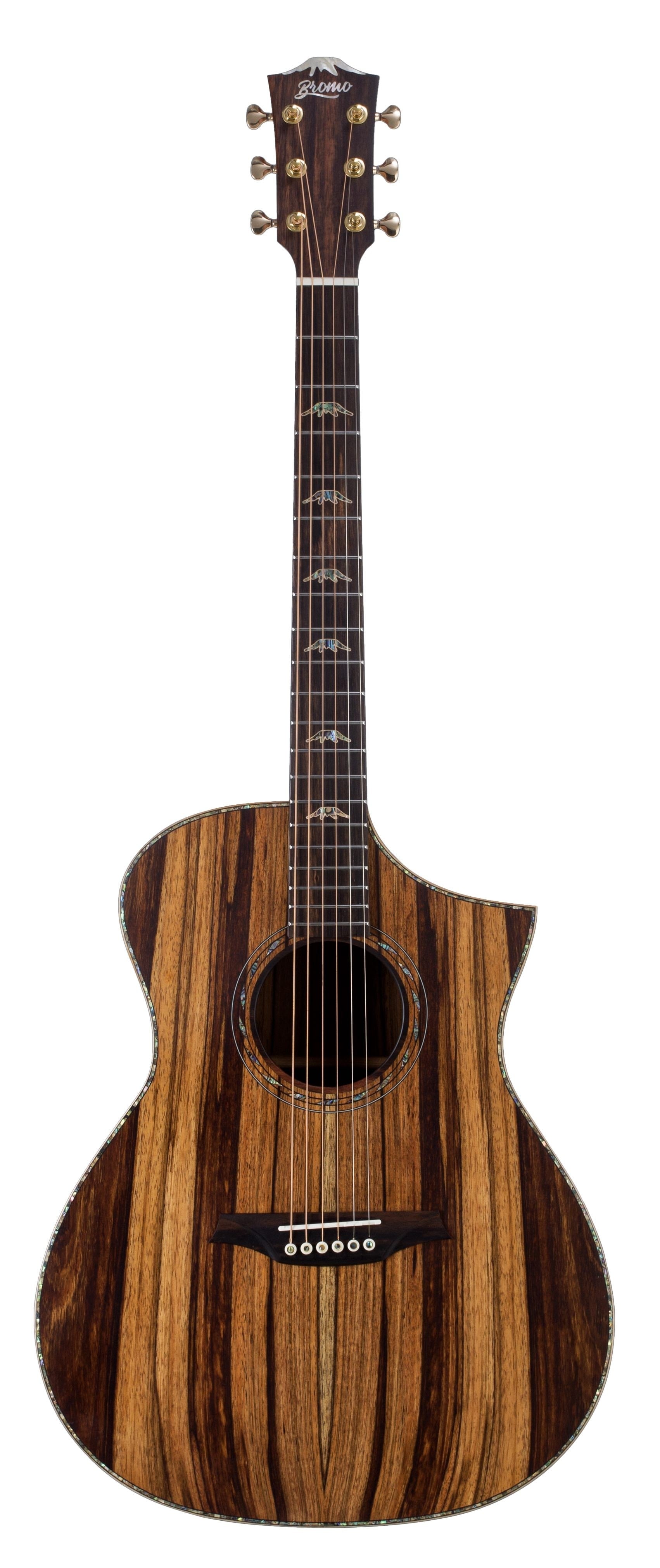 Bromo BAR4GCE Guitarra Electroacustica All Solid Rocky Series BAR4GCE