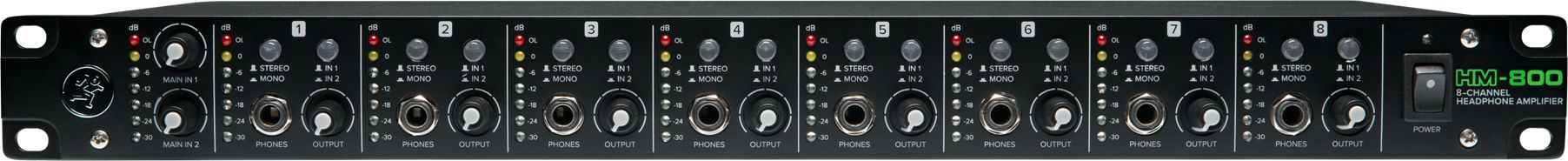 Mackie HM-800 Amplificador de auriculares HM-800