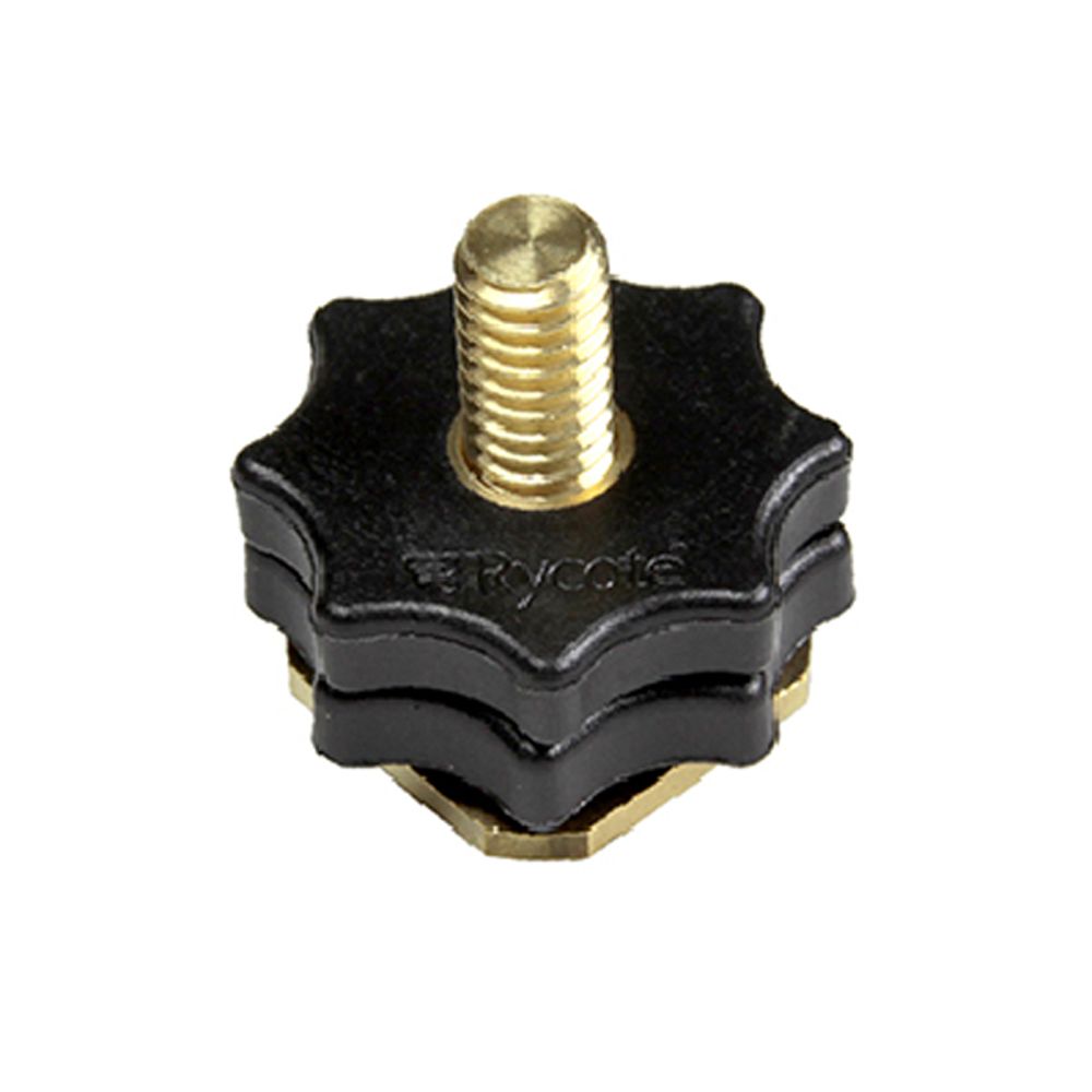 Rycote Brass Shoe Adaptor With 1/4" Male Thread Adaptador de Zapata con Rosca Macho Brass Shoe Adaptor With 1/4" Male Thread