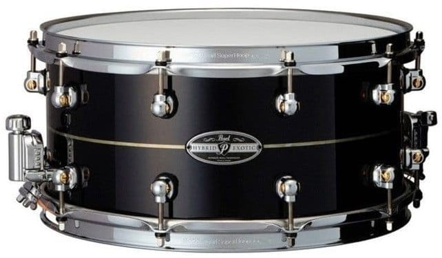 Pearl HEK1465-308 Hybrid Kapur Caja Batería 14x6.5" 14 x 6.5 Hybrid Kapur w/inner Fibreglass SD W/SR-1