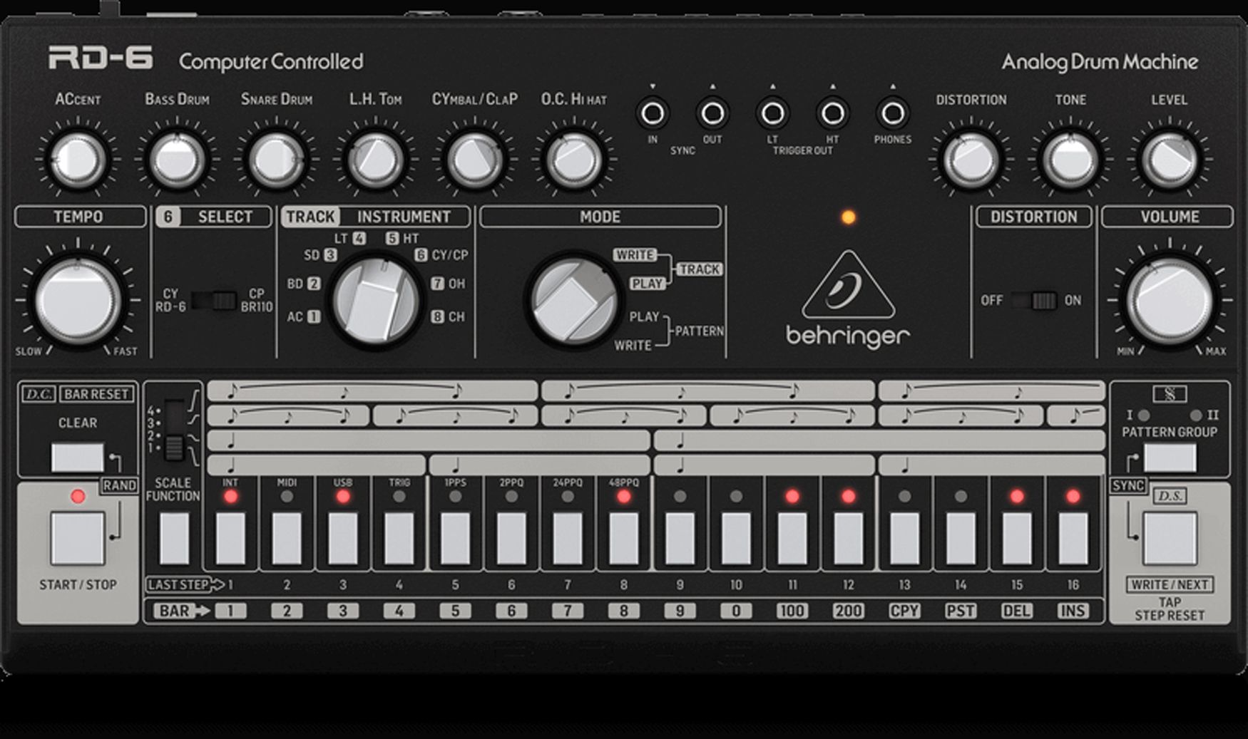Behringer RD-6-BK Caja Ritmos RD-6-BK