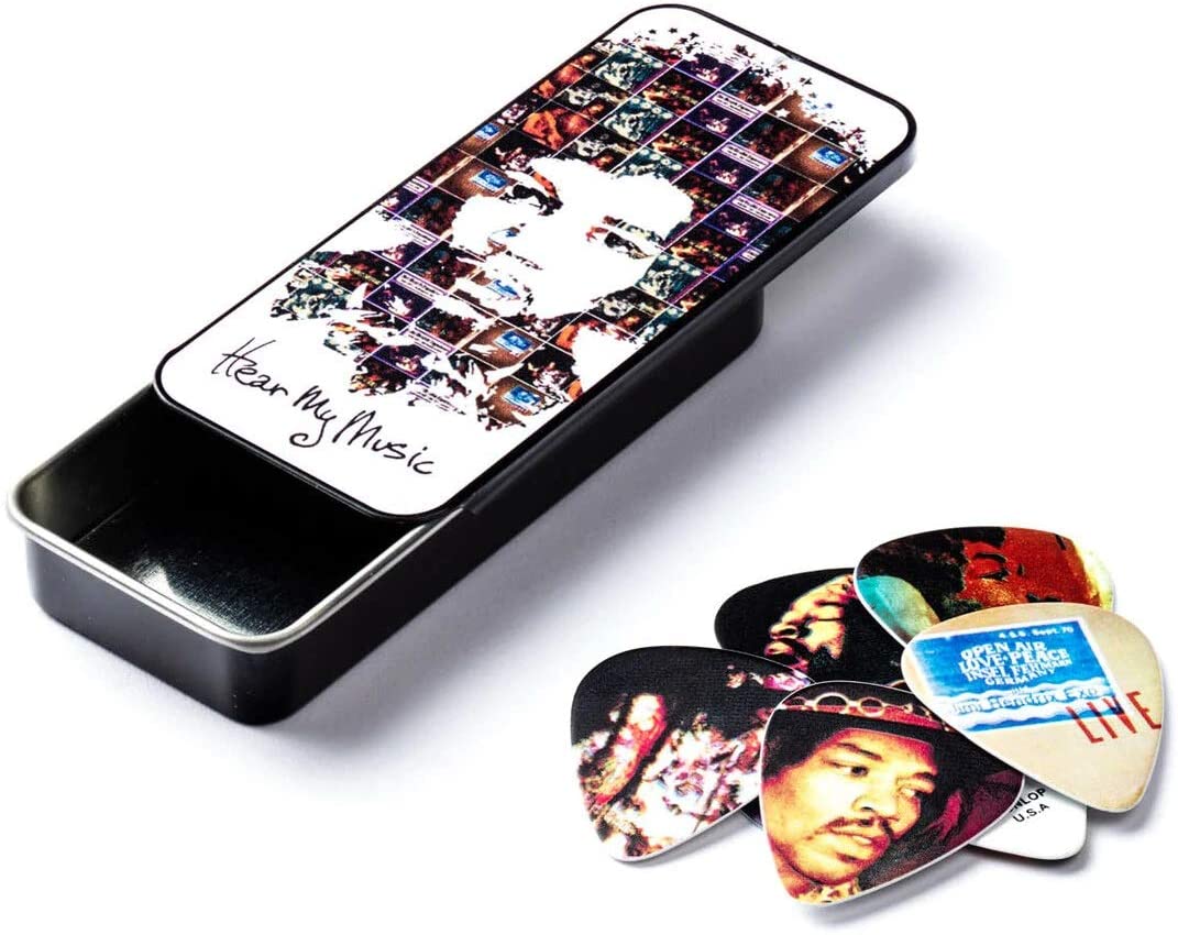 Dunlop Bote Jimi Hendrix Hear My Music Medium Pack de 6 Un. JH-PT07M