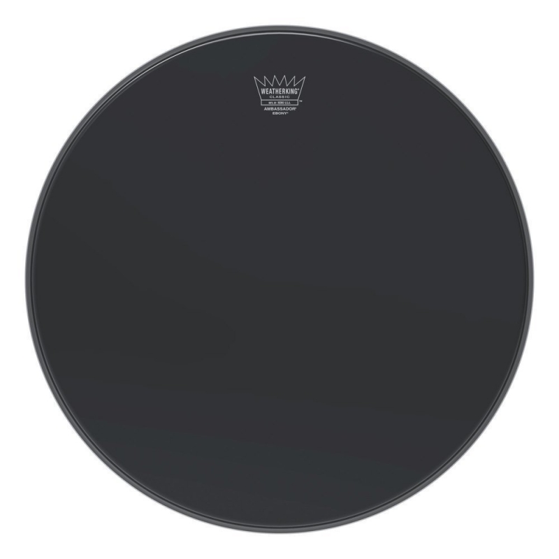 Remo 810828 Classic Fit Ambassador Ébano 18 Pulgadas CL-1018-ES Parche Bombo 810828