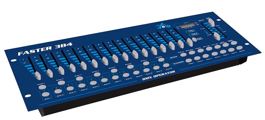 SDJ FASTER384. Controlador DMX 384 Canales FASTER384