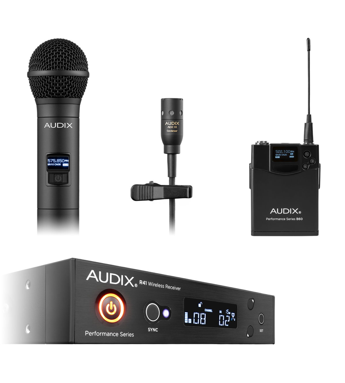 Audix AP41OM2L10B Sistema Completo Micrófono Inalámbrico AP41OM2L10B
