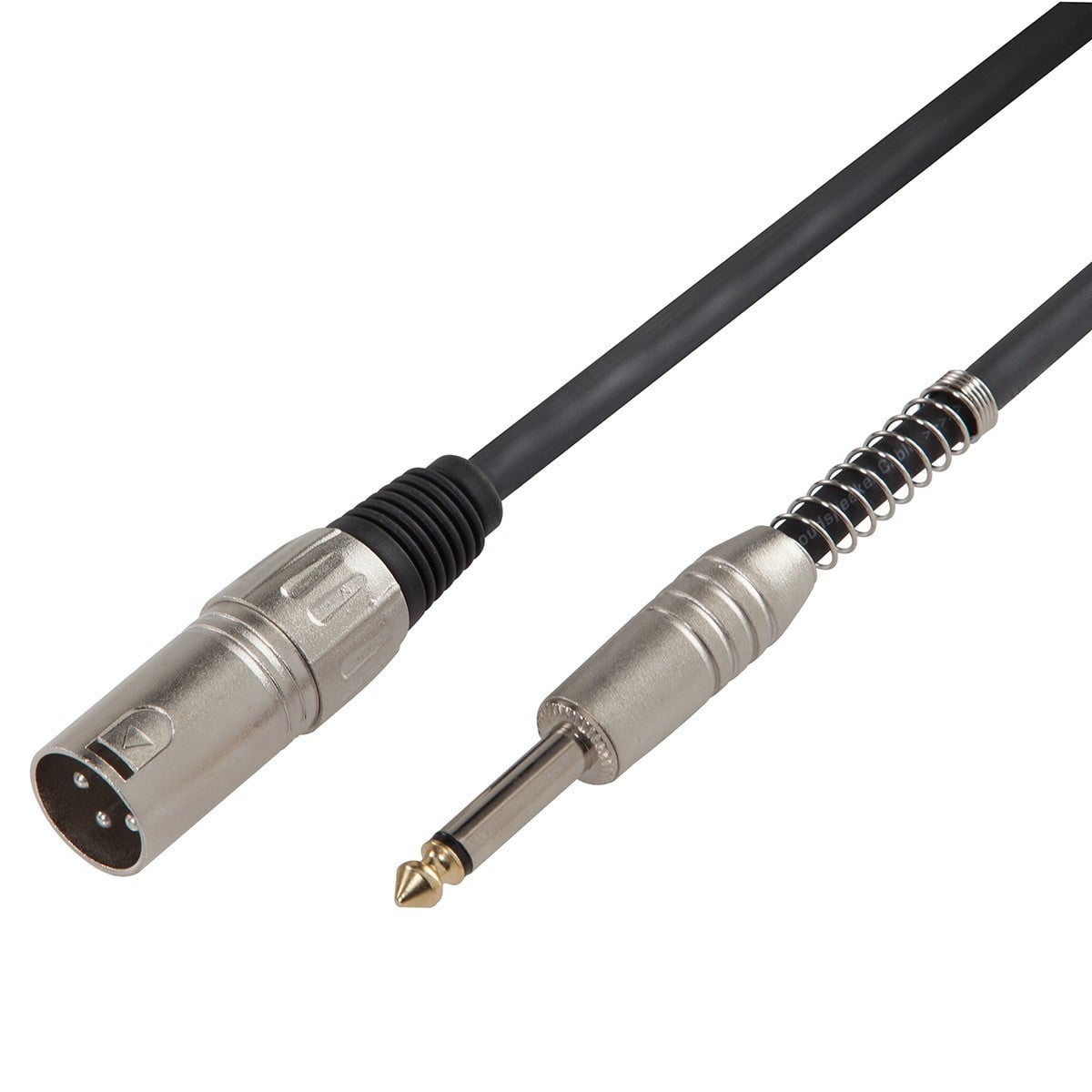 Soundsation Cable para altavoz BPCXJ-10BK XLR 3P M - Conector jack de 6,3 mm MONO BPCXJ-10BK
