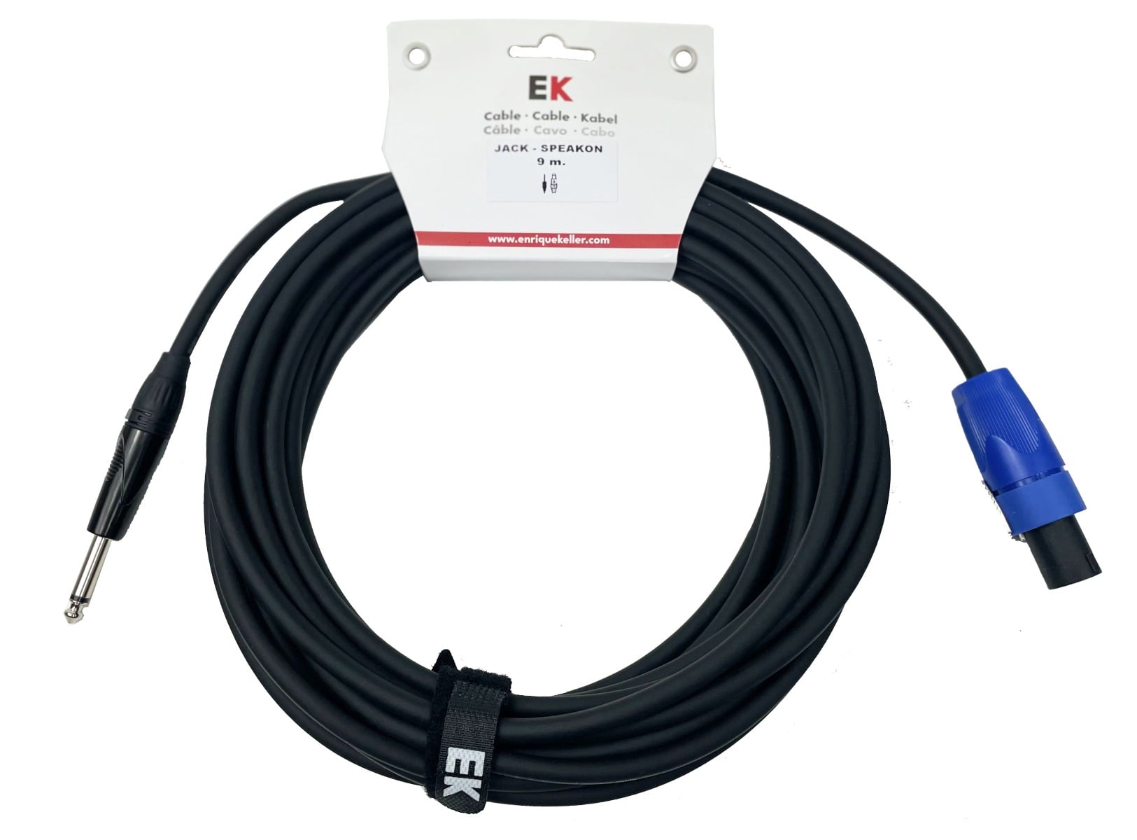 EK Audio Cables Para Columnas Jack-Speakon 9Mts JJ025JS9