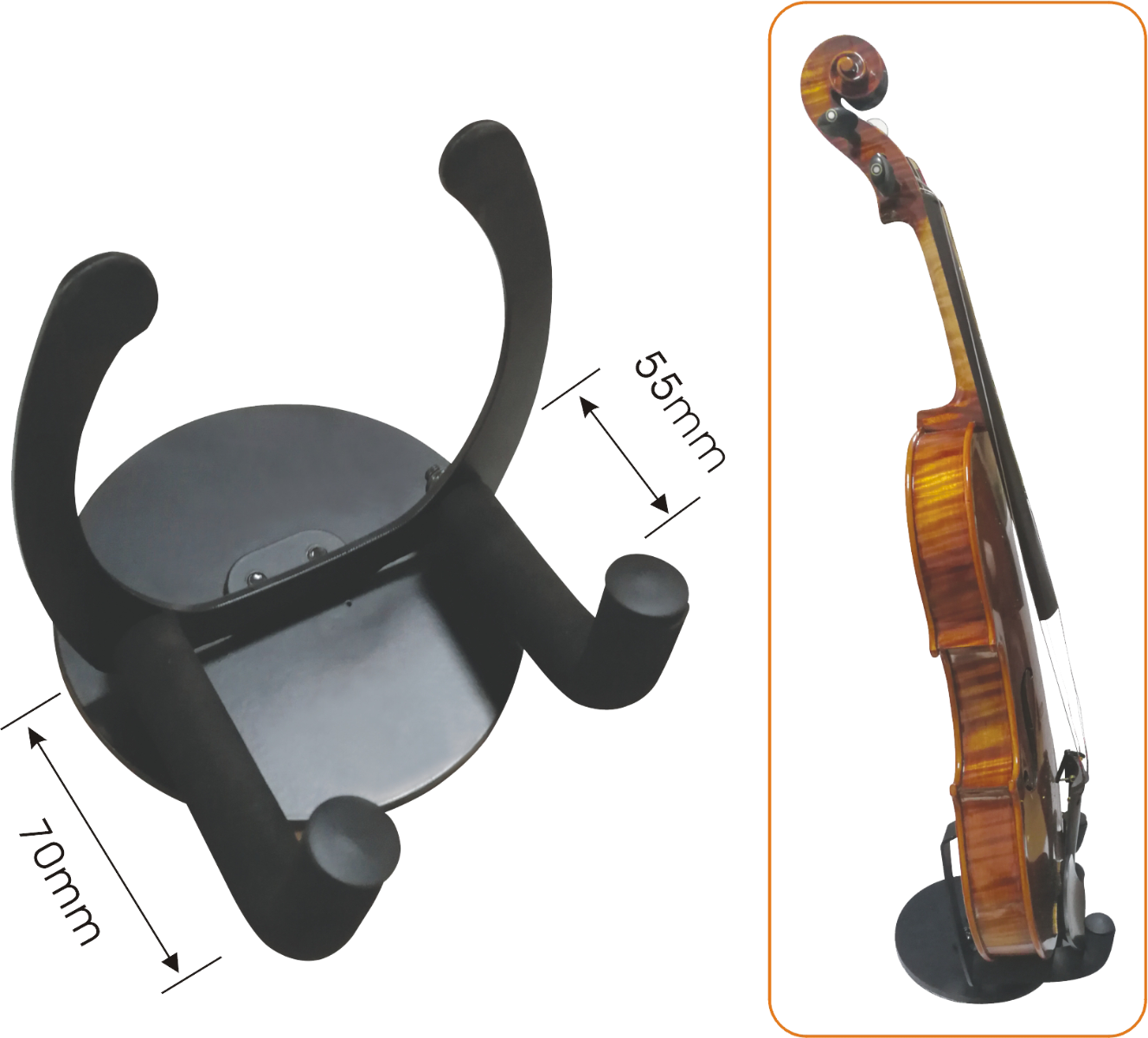 EK Audio Soporte De Mesa Para Viola - Violín GS055