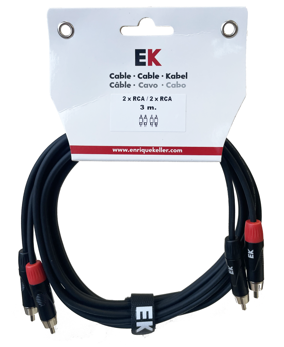 EK Audio Cable 2 Rca - 2 Rca 3 M PPD0023