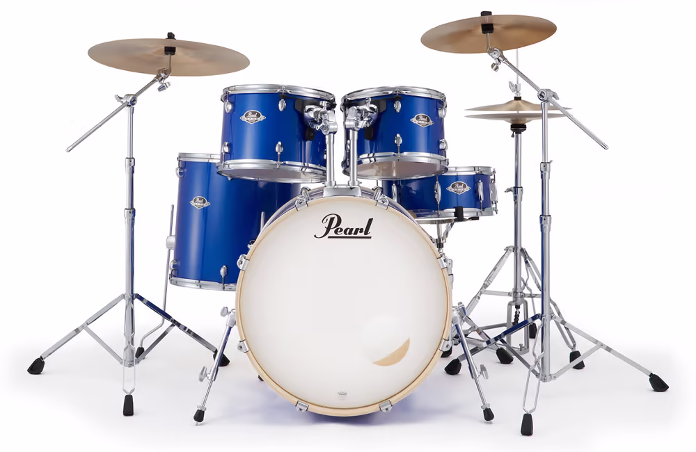 Pearl Kit Exx Export 2216B/1208T/1309T/1616F + 1455S Con Herrajes & Platos EXX725NBR-C863