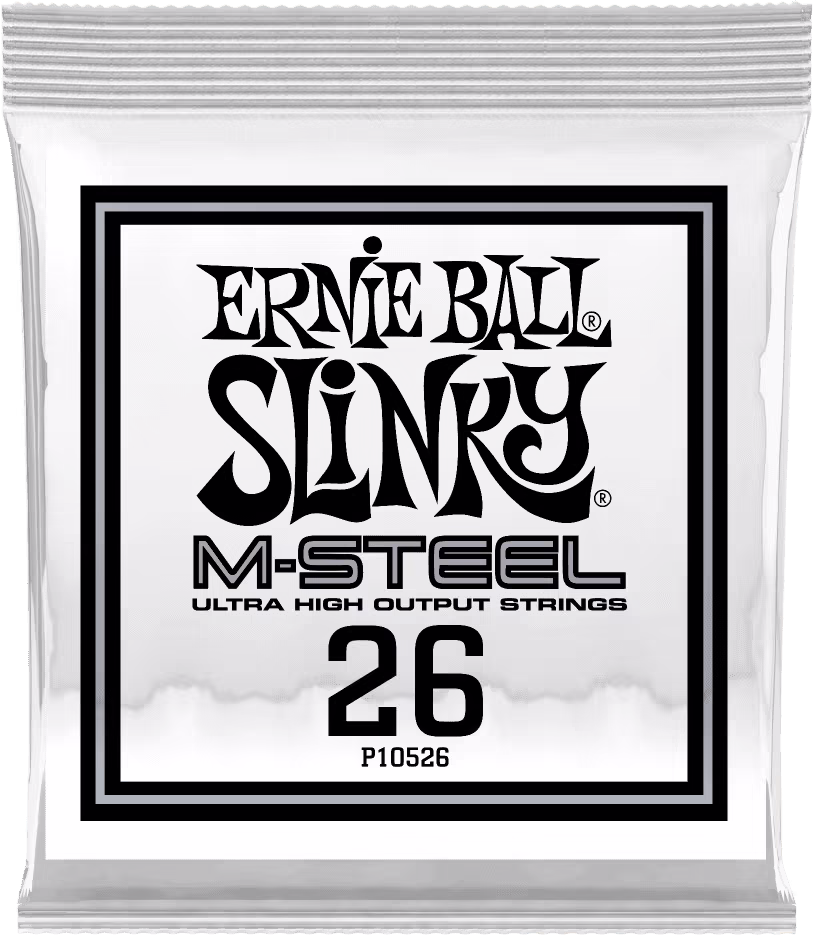 ERNIE BALL Cuerda Eléctrica Slinky M-Steel .026 CEB10526