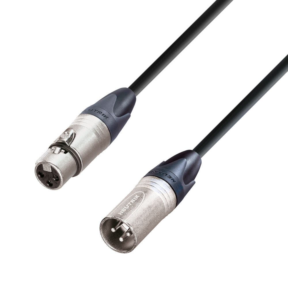 Adam Hall K5 MMF 0300 Cable de Micro de XLR hembra a XLR macho 3 m K5 MMF 0300