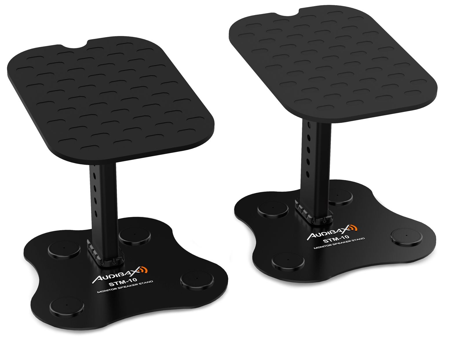 Audibax NEO STM-10 Soportes Monitores/ Altavoces Estudio para Mesa Regulables (Pareja) STM-10
