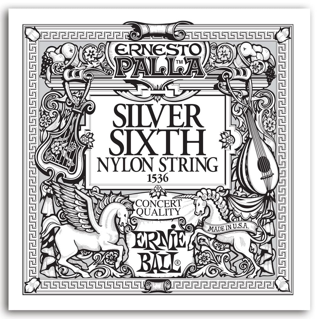 Ernie Ball 1536 Ernesto Palla Silver Cuerda Para Guitarra Clasica 6th 1536