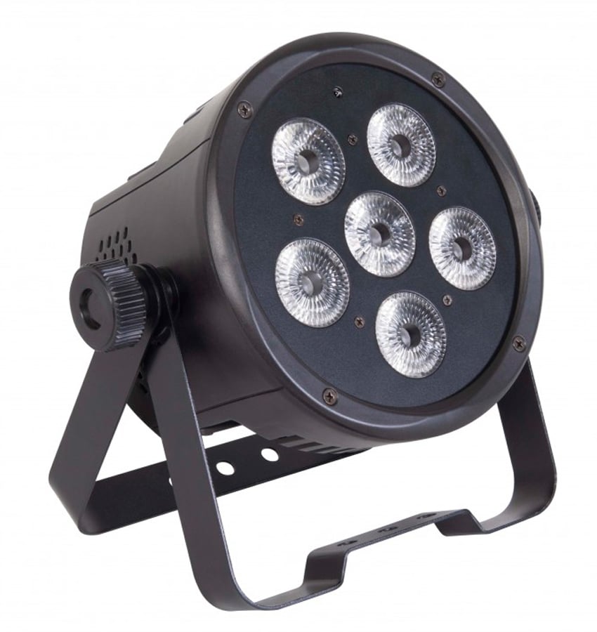 SDJ SLIMPAR6BAT. Foco Slimpar 6 x 10 W RGBW SLIMPAR6BAT