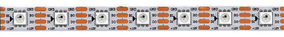 Tira Flexible Ecoled Hawai RGB 60 Leds/m - 12V - 14.4W/M - IP20 10mm Corte Cada LED(ROLLOS 5 MTS) Tira Flexible Ecoled Hawai RGB 60 Leds/m