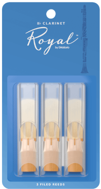 Daddario Royal RCB0325 Cañas Clarinete Bb Dureza 2,5 Pack 3 Unidades RCB0325