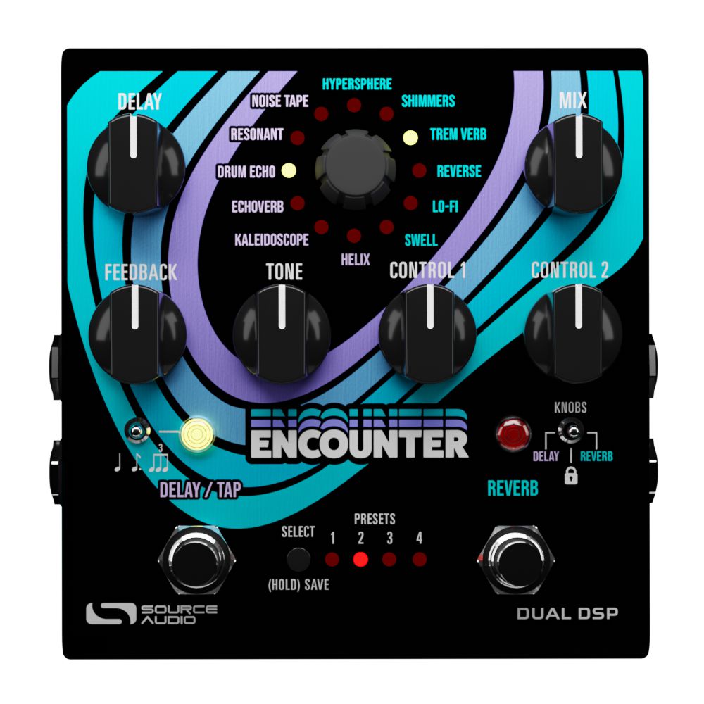 Source Audio SA264 Encounter - Ambient stereo Delay & Reverb - Pedal guitarra sa264-encounter
