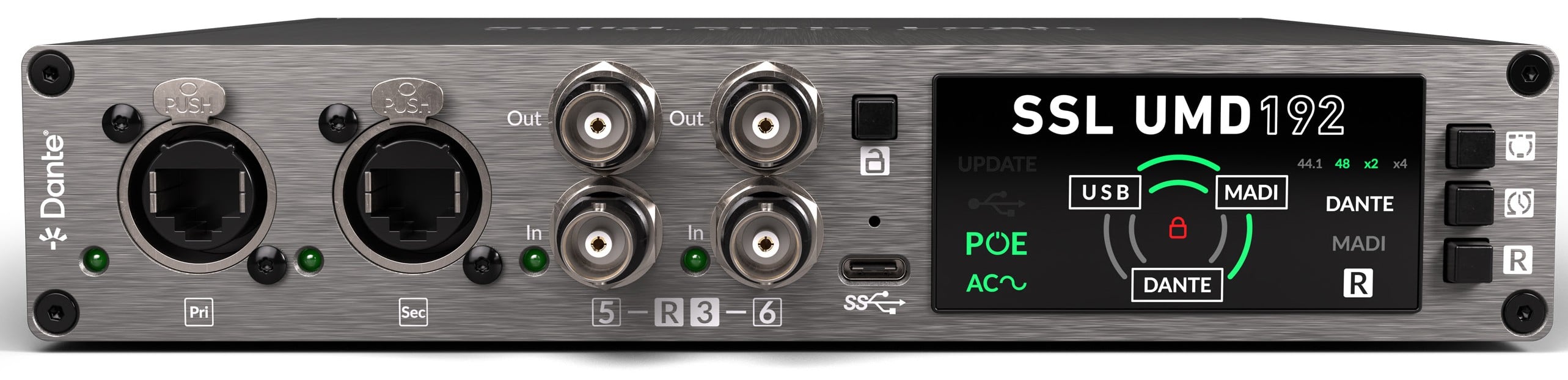 SSL UMD192 Interfaz Digital Madi y Dante SSL UMD192