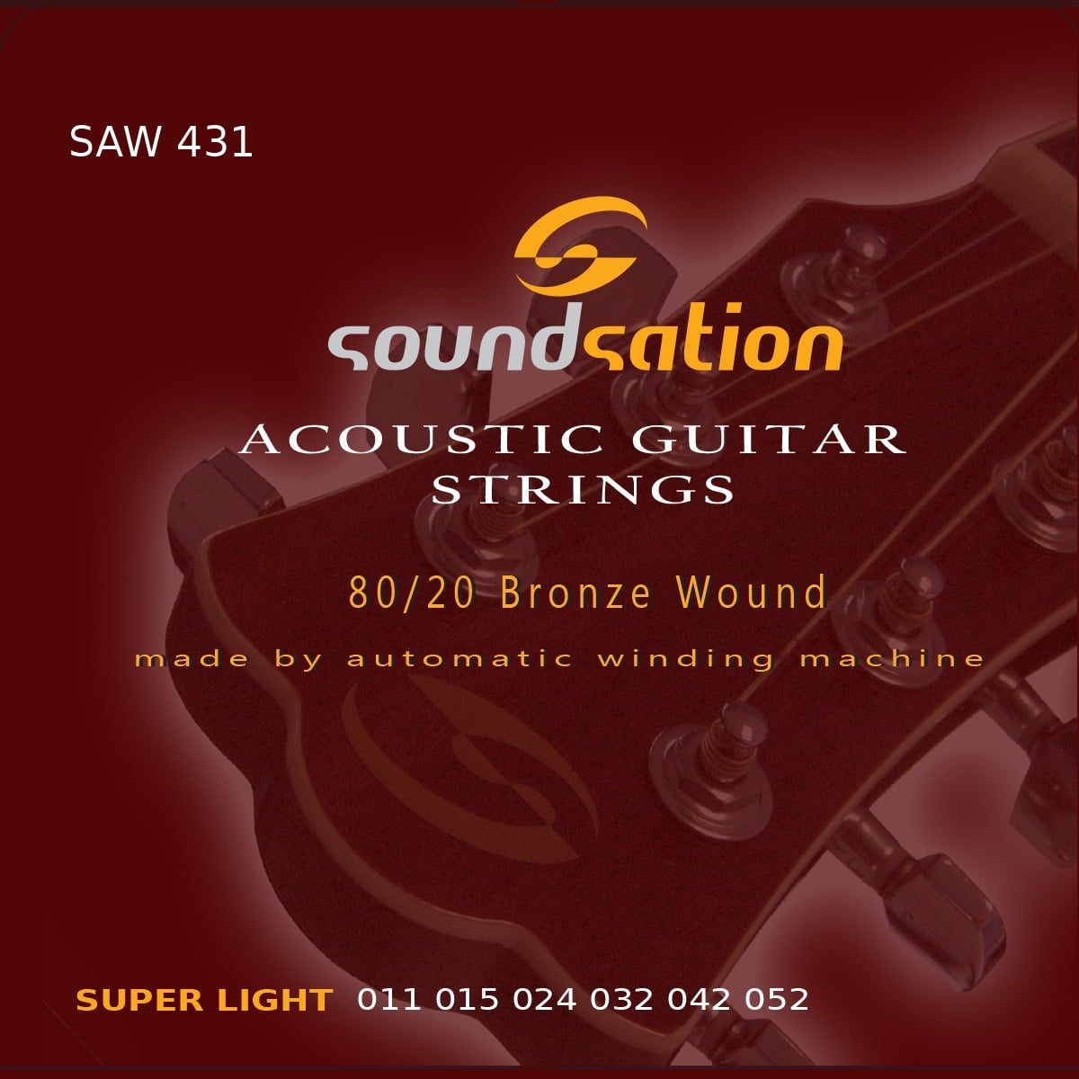 Soundsation Juego de cuerdas para guitarra acústica SAW431 - Súper ligeras SAW431