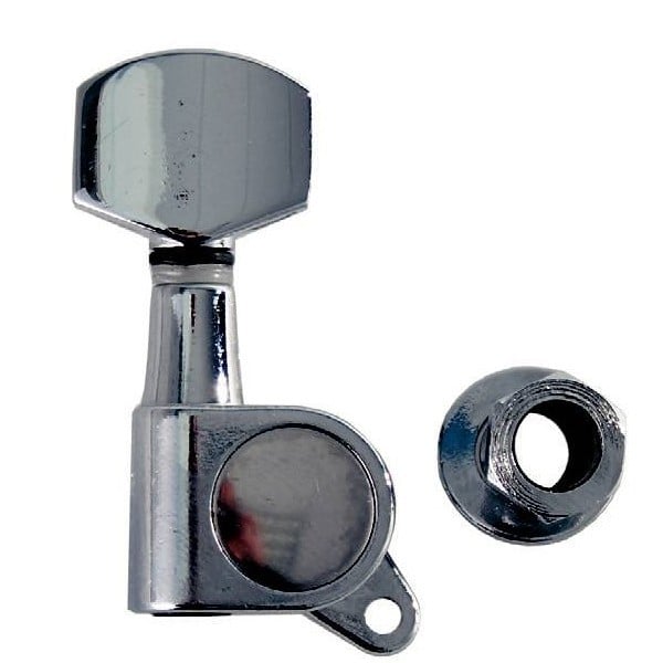 Soundsation Clavijeros para guitarra eléctrica y acústica SMH-EV-C-6L, L6, acabad SMH-EV-C-6L
