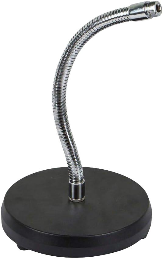 EK Audio Soporte Micrófono Ms032 De Sobremesa Con Cuello Flexible MS032