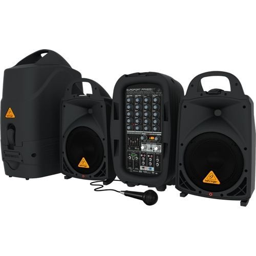 BEHRINGER PPA500BT Sistema PA, 500w, 6 Canales, Ultracompacto ppa500bt