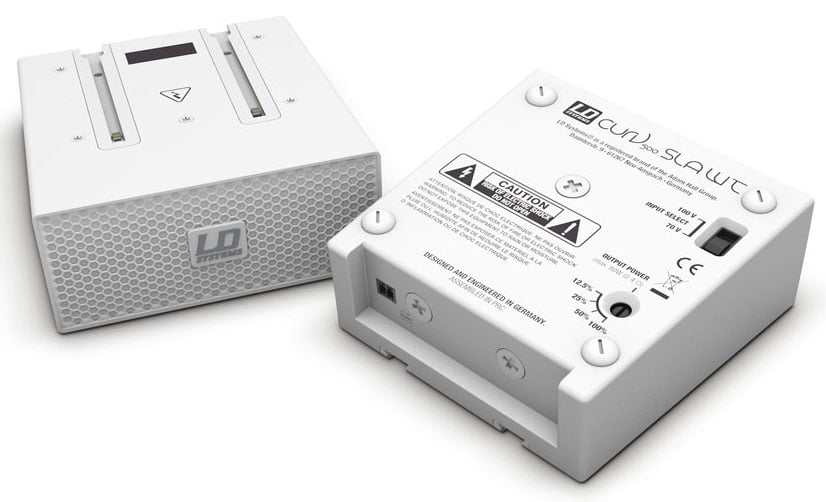 Ld systems CURV 500 SLAWT Adaptador SmartLink® de 70/100 V para hasta cuatro Satélites LD CURV 500® Color Blanco LDCURV500SLAWT