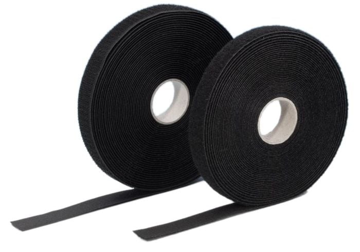 Adam Hall Hardware 5811 Rollo doble de Velcro autoadhesivo 20 mm de ancho 5811