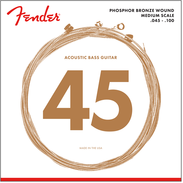 Fender 7060 Acoustic Bass Cuerdas Phosphor Bronze .45-.100 737060400